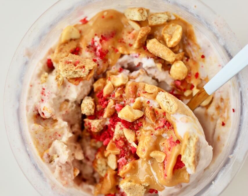 Peanut Butter & Jelly Protein Ice Cream – Ninja Creami Recipe