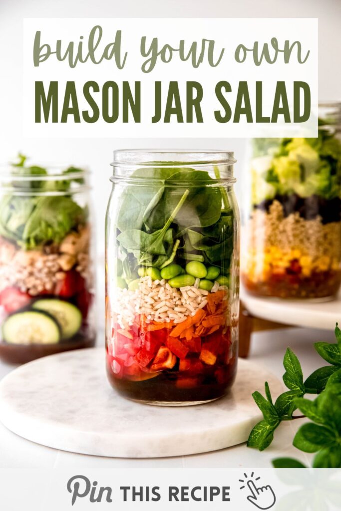 Build your own mason jar salad recipe