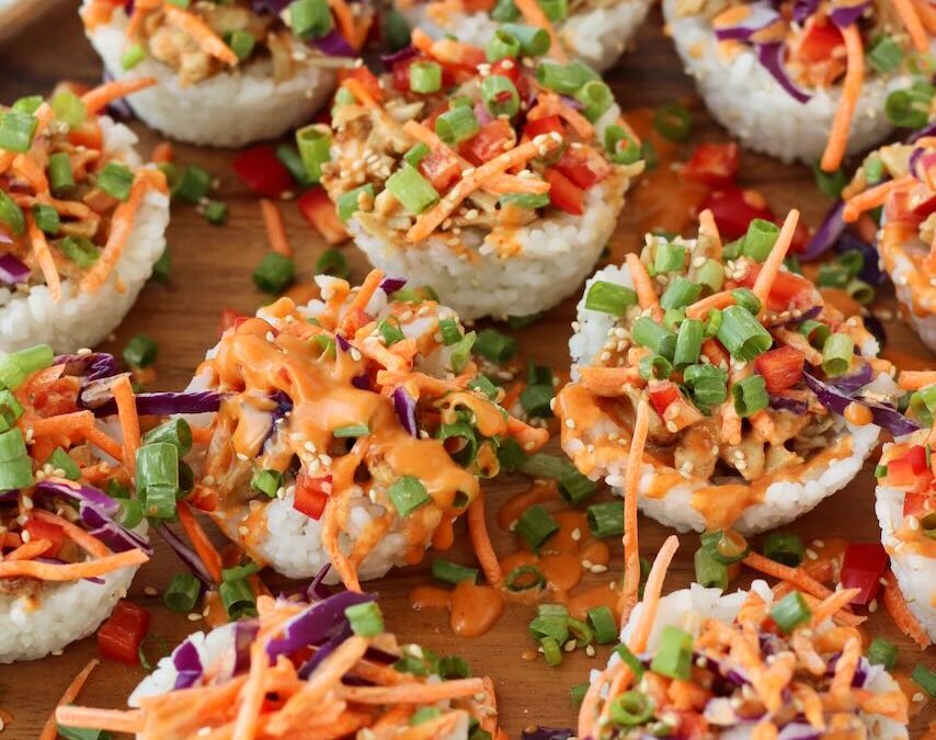 Korean BBQ Chicken Rice Cups