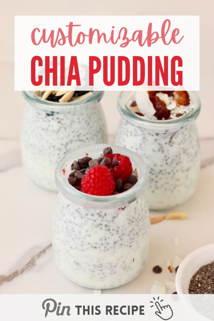 Customize your chia pudding