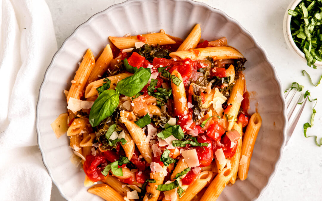One Pot Tomato Basil Pasta