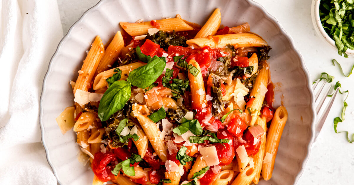 One Pot Chickpea Pasta 13