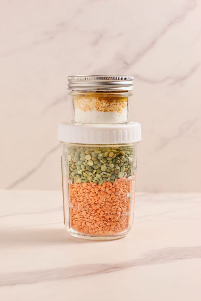 Golden Curry Lentil Dry Soup Mix in jar