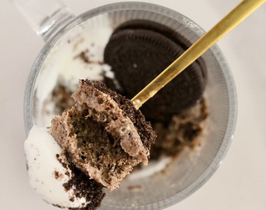 Oreo Protein Mug Cake