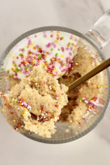 Vanilla Protein Mug Cake Featured Image