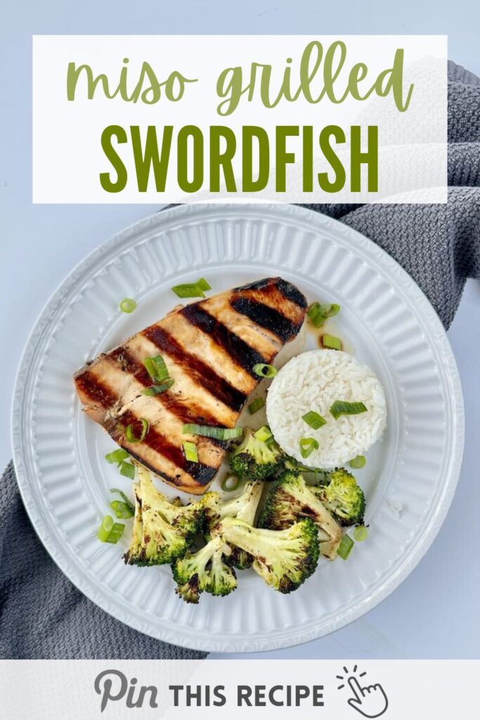 Miso grilled swordfish