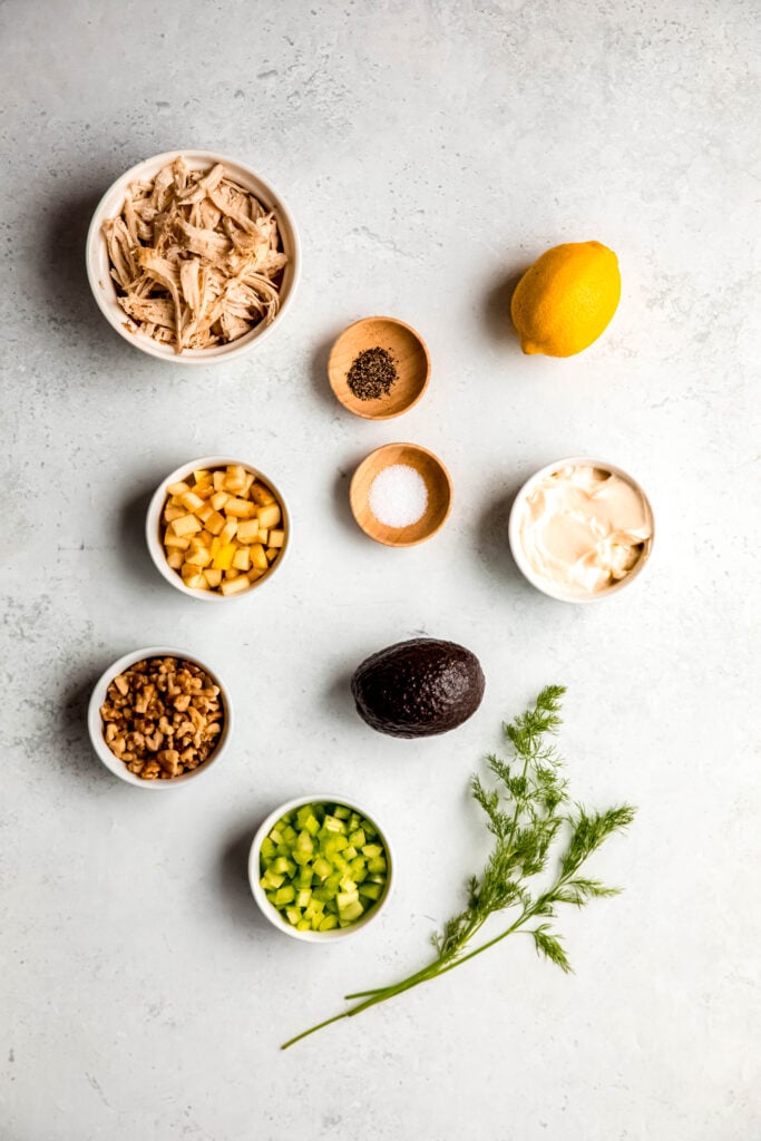 Ingredients laid out