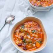quick minestrone soup