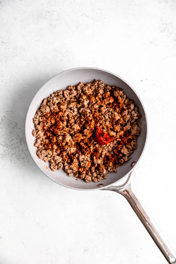 Seasoned ground beef