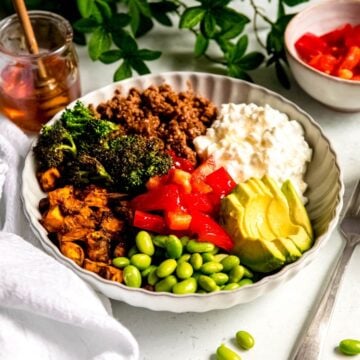 Hot Honey Ground Beef Bowl Featured Image