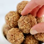 Salted Carmel Protein Bites Featured Image