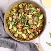 Sausage Orzo Risotto with Veggies 6 1