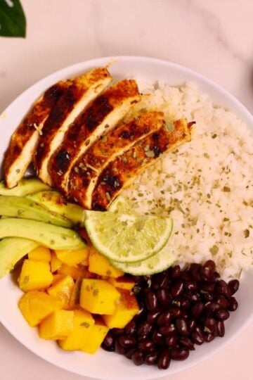 Mango Coconut Tropical Rice Bowl Featured Image